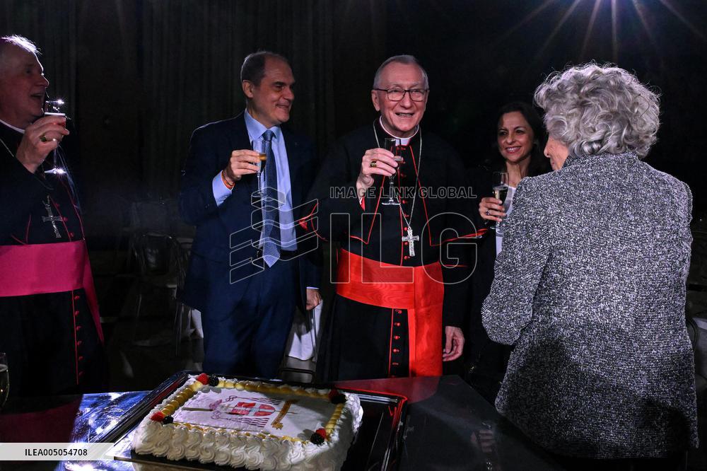 Cardinal Pietro Parolin At Eucharistic Celebration - Rome