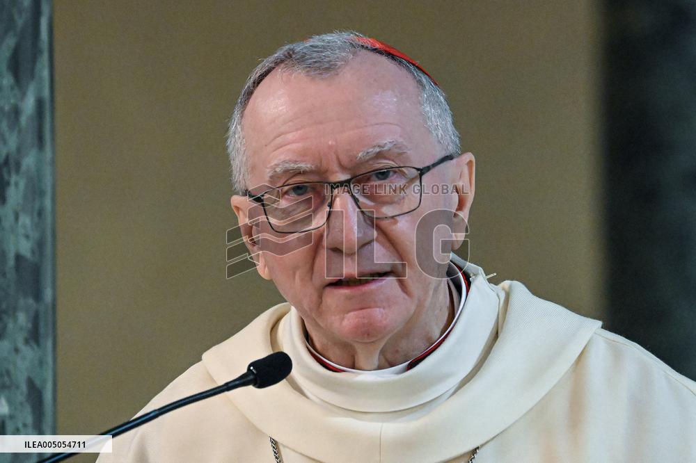 Cardinal Pietro Parolin At Eucharistic Celebration - Rome