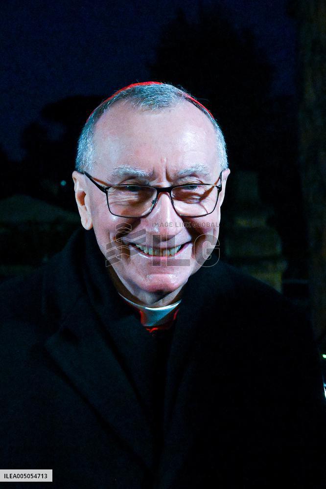 Cardinal Pietro Parolin At Eucharistic Celebration - Rome