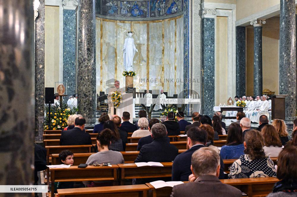 Cardinal Pietro Parolin At Eucharistic Celebration - Rome