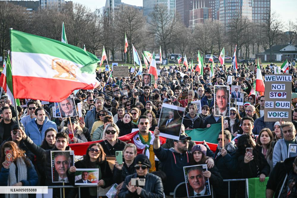 Protest March In Solidarity With Iranian People - The Hague
