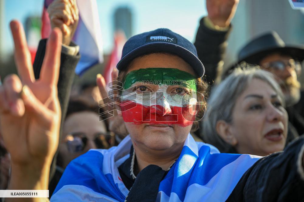 Protest March In Solidarity With Iranian People - The Hague