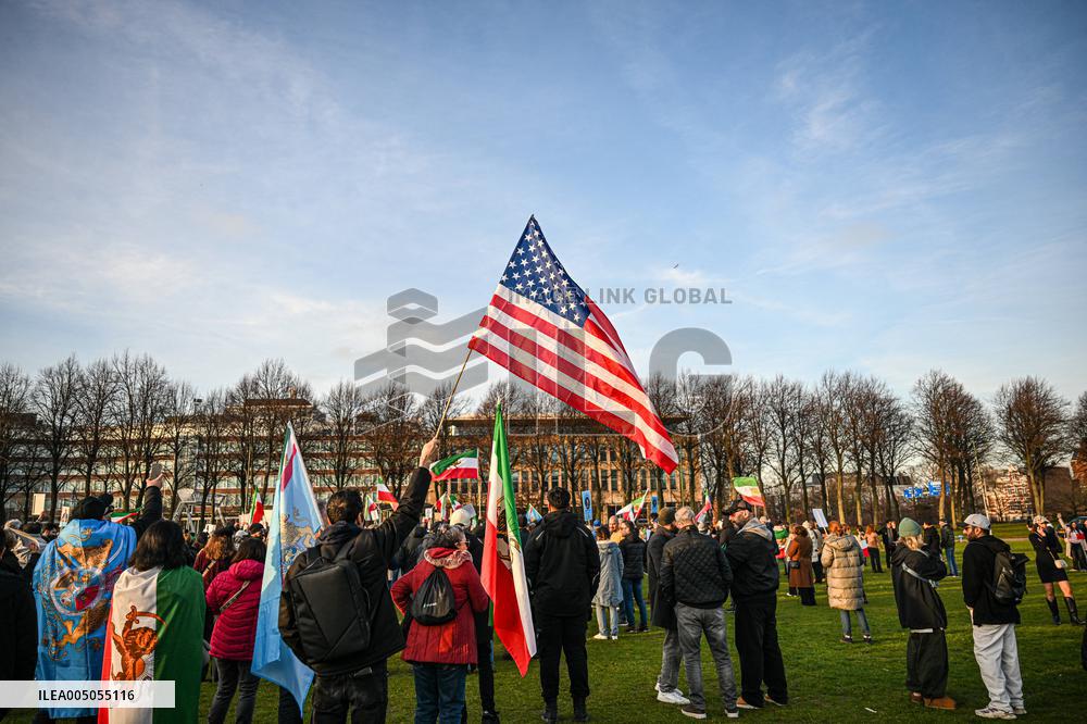 Protest March In Solidarity With Iranian People - The Hague