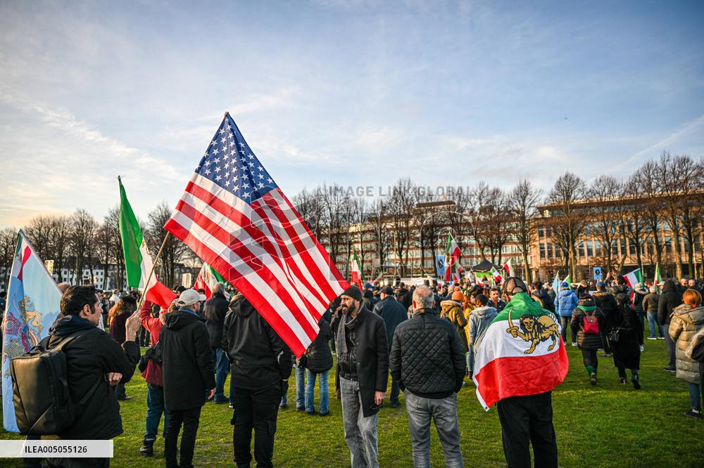 Protest March In Solidarity With Iranian People - The Hague
