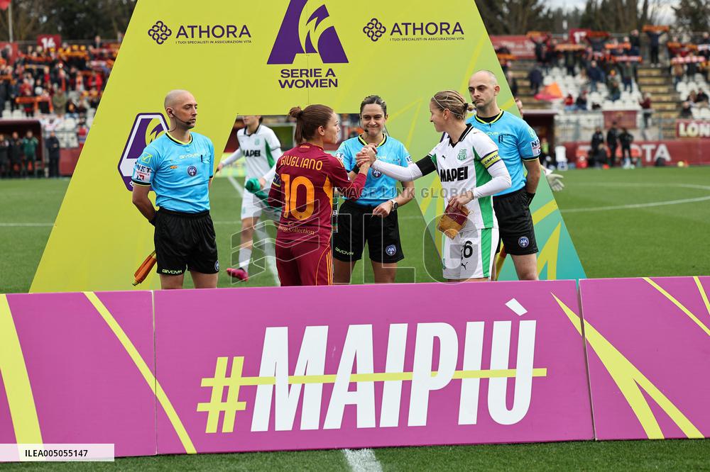 CALCIO - Serie A Femminile - AS Roma vs US Sassuolo