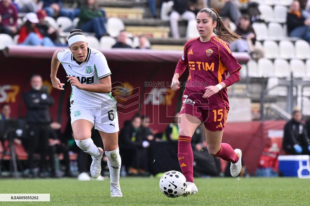 CALCIO - Serie A Femminile - AS Roma vs US Sassuolo