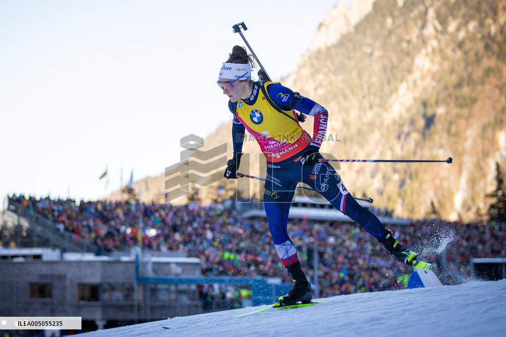 Lou Jeanmonnot Finishes Second Place At Biathlon World Cup 7,5km Sprint - Germany