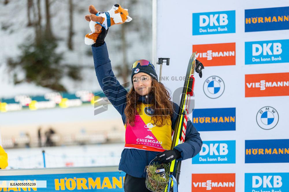 Lou Jeanmonnot Finishes Second Place At Biathlon World Cup 7,5km Sprint - Germany