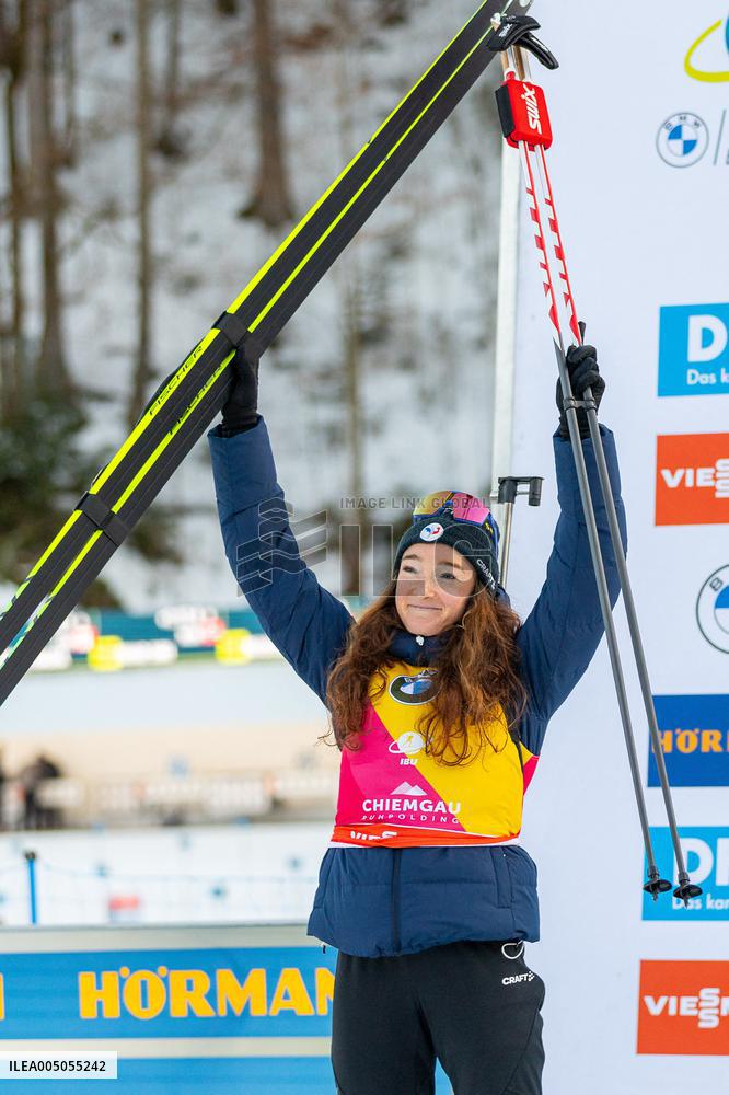Lou Jeanmonnot Finishes Second Place At Biathlon World Cup 7,5km Sprint - Germany