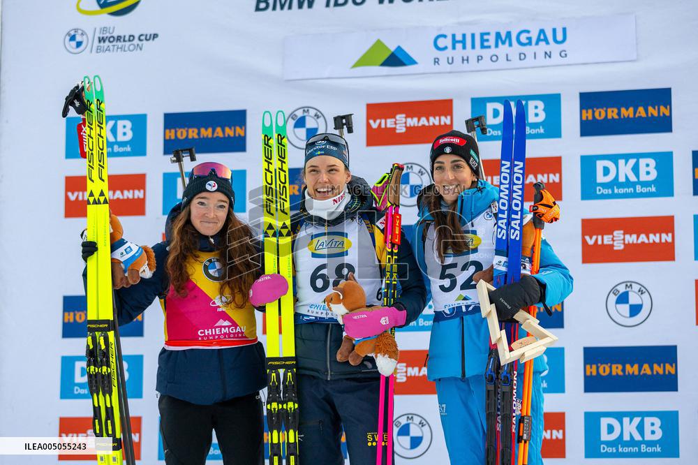 Lou Jeanmonnot Finishes Second Place At Biathlon World Cup 7,5km Sprint - Germany
