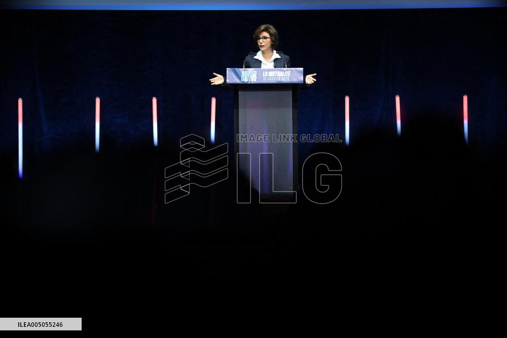 2026 municipal elections - Rachida Dati at Mutualite - Paris