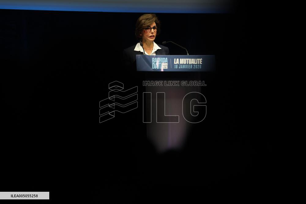 2026 municipal elections - Rachida Dati at Mutualite - Paris