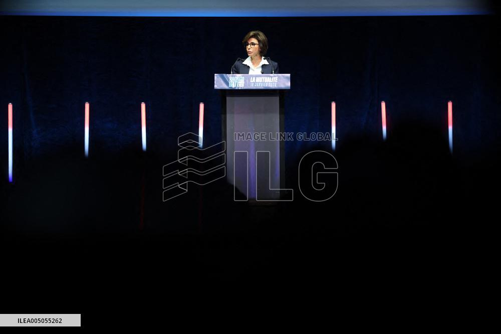 2026 municipal elections - Rachida Dati at Mutualite - Paris