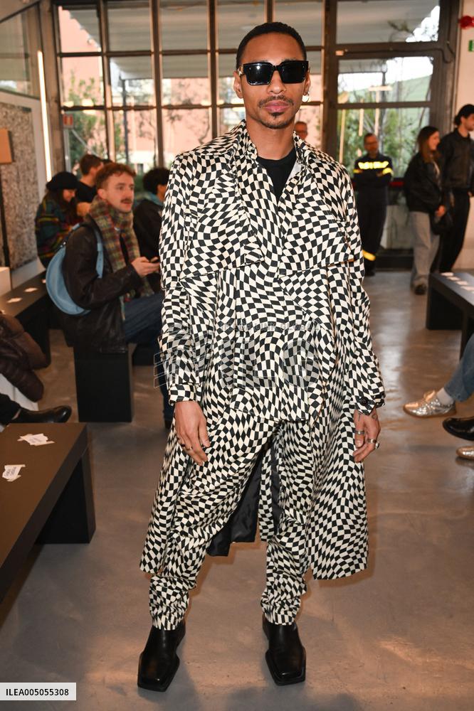 MFW - Celebs At Simon Cracker Show