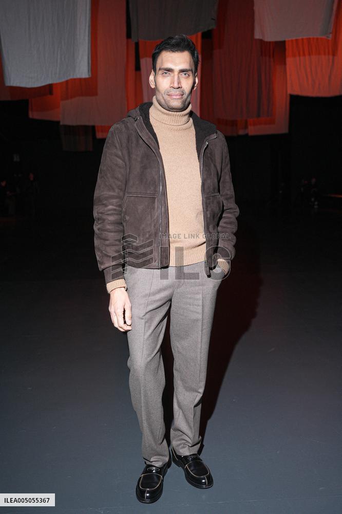 MFW - Celebs At QASIMI Show