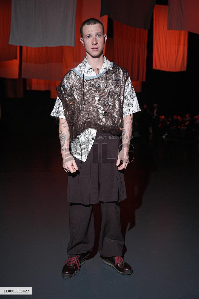 MFW - Celebs At QASIMI Show