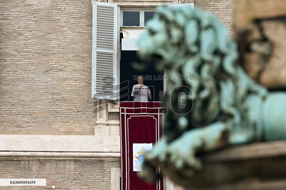 Pope Leo XIV Delivers Sunday Angelus Prayer - Vatican