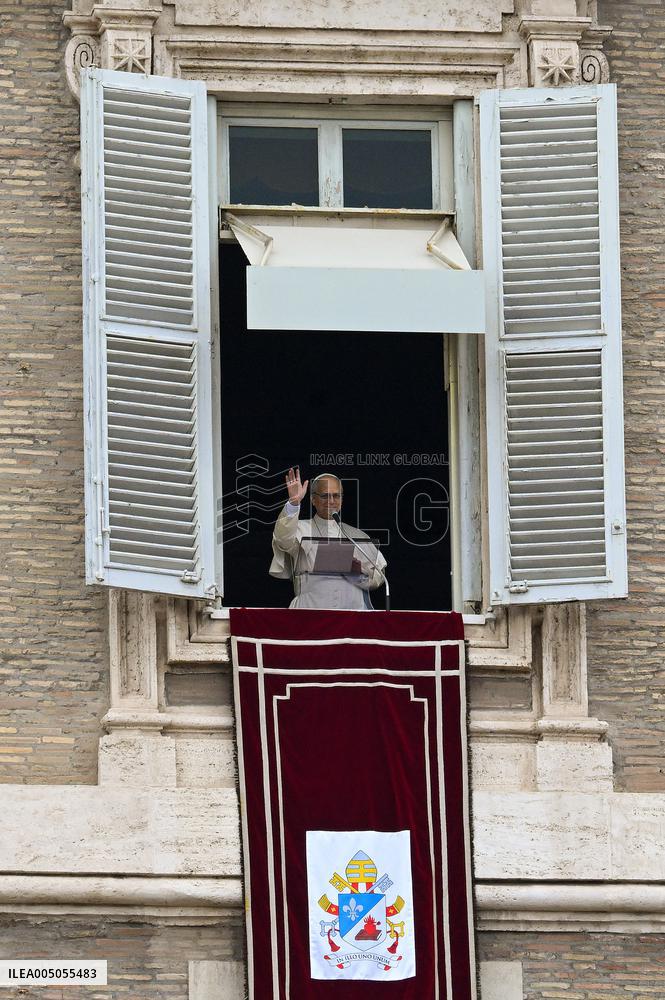Pope Leo XIV Delivers Sunday Angelus Prayer - Vatican