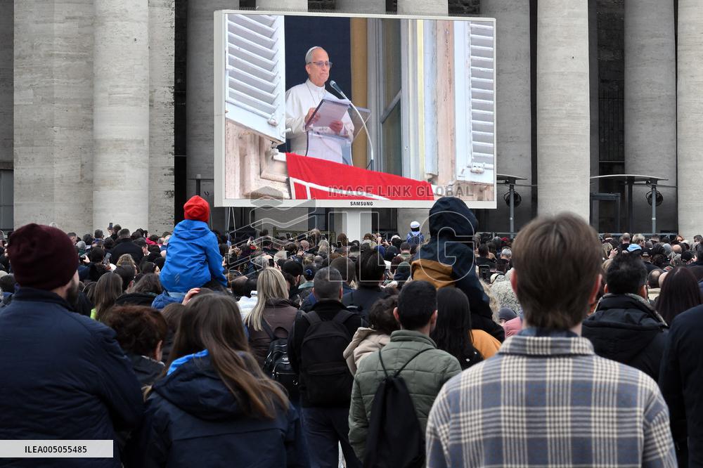 Pope Leo XIV Delivers Sunday Angelus Prayer - Vatican