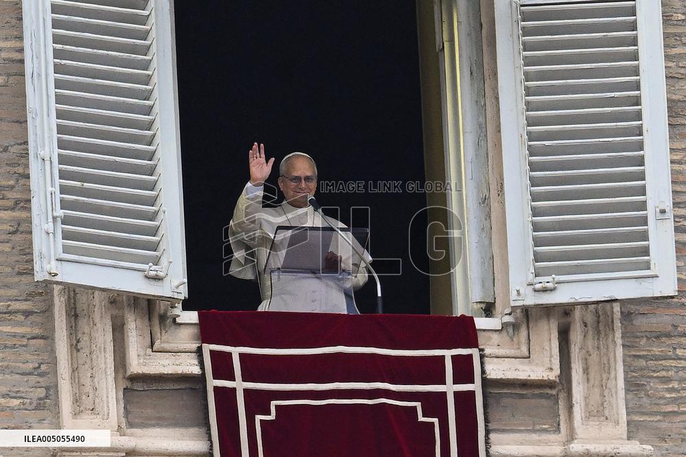 Pope Leo XIV Delivers Sunday Angelus Prayer - Vatican