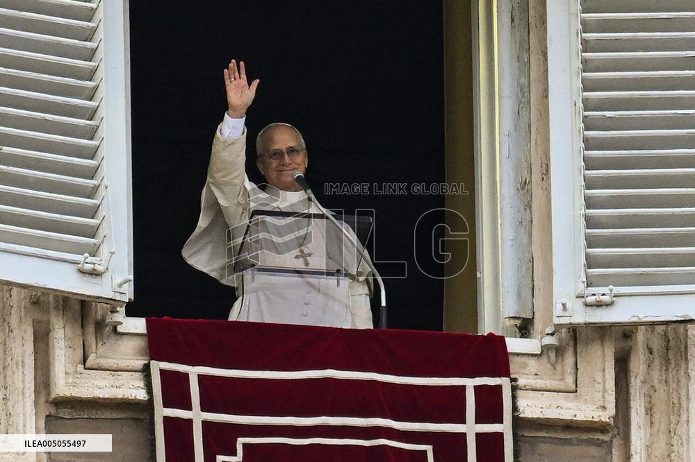 Pope Leo XIV Delivers Sunday Angelus Prayer - Vatican