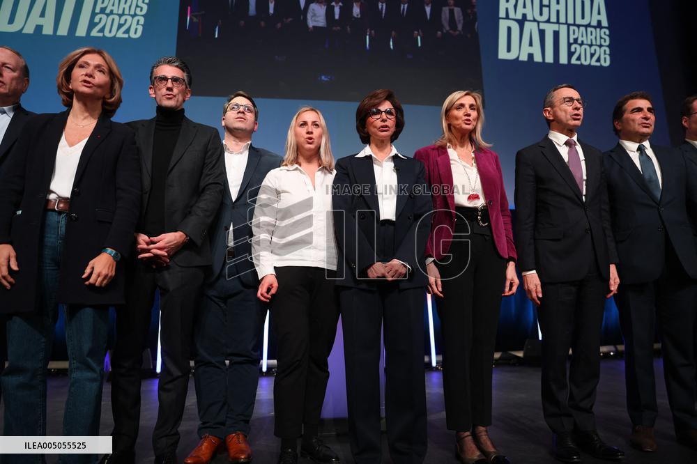 2026 municipal elections - Rachida Dati at Mutualite - Paris