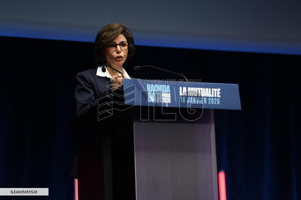 2026 municipal elections - Rachida Dati at Mutualite - Paris