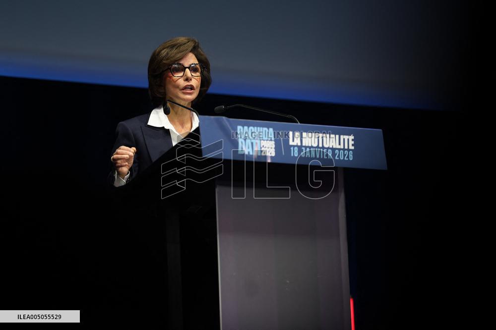 2026 municipal elections - Rachida Dati at Mutualite - Paris