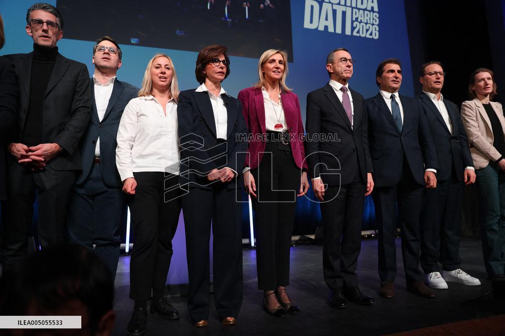 2026 municipal elections - Rachida Dati at Mutualite - Paris