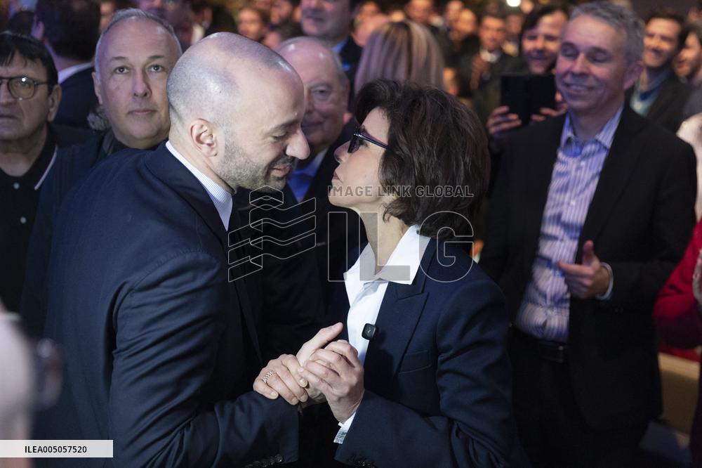 Rachida Dati Campaign Meeting at Mutualite - Paris