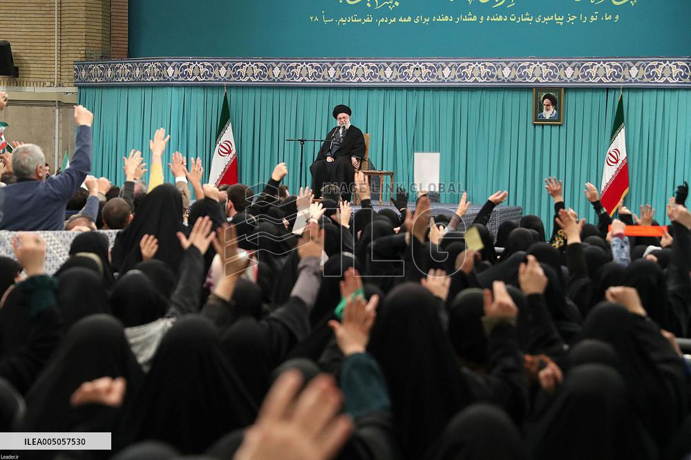 Supreme Leader Ayatollah Ali Khamenei Meeting - Tehran