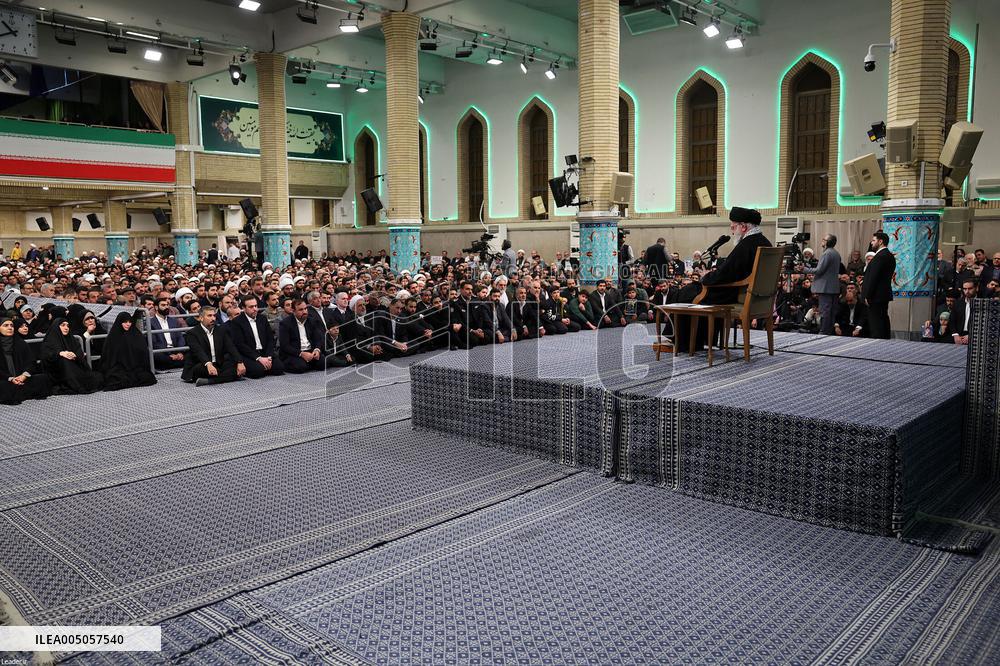Supreme Leader Ayatollah Ali Khamenei Meeting - Tehran