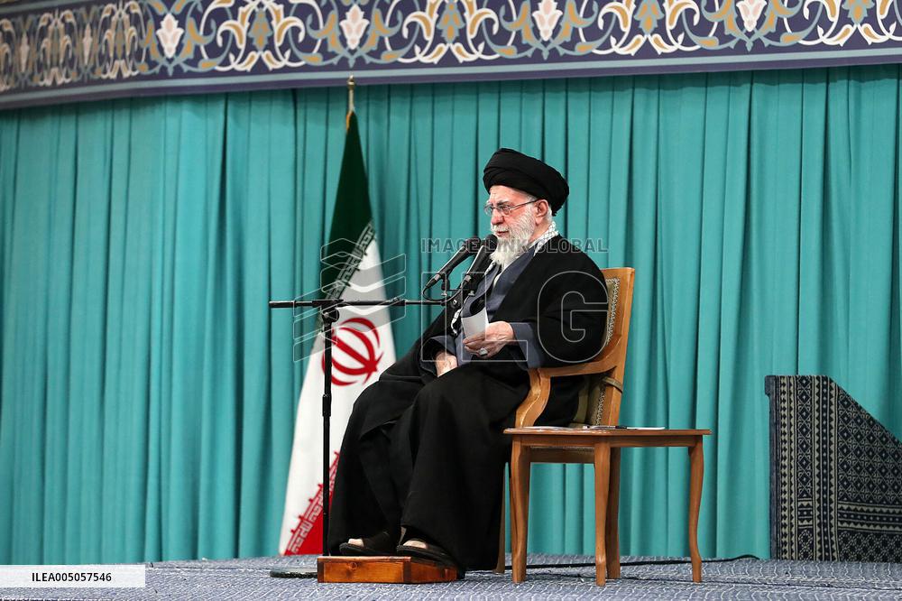 Supreme Leader Ayatollah Ali Khamenei Meeting - Tehran