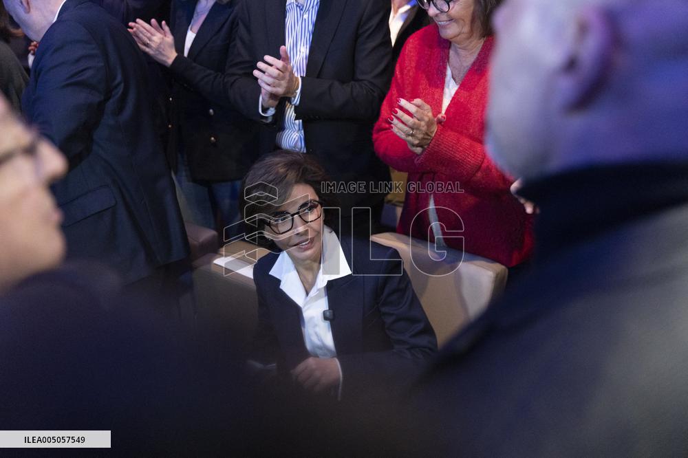 Rachida Dati Campaign Meeting at Mutualite - Paris