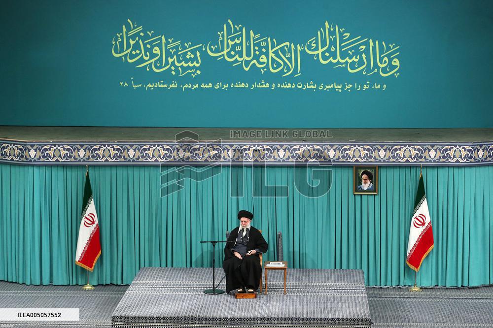 Supreme Leader Ayatollah Ali Khamenei Meeting - Tehran