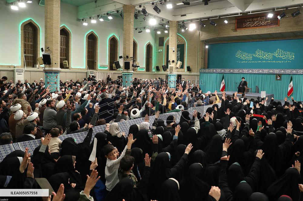 Supreme Leader Ayatollah Ali Khamenei Meeting - Tehran