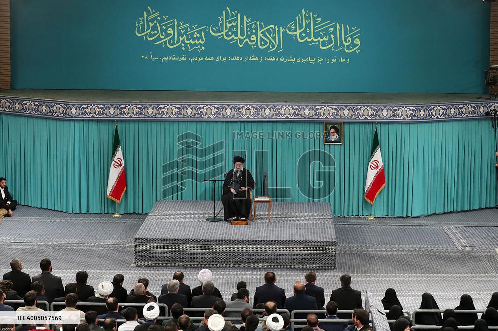 Supreme Leader Ayatollah Ali Khamenei Meeting - Tehran
