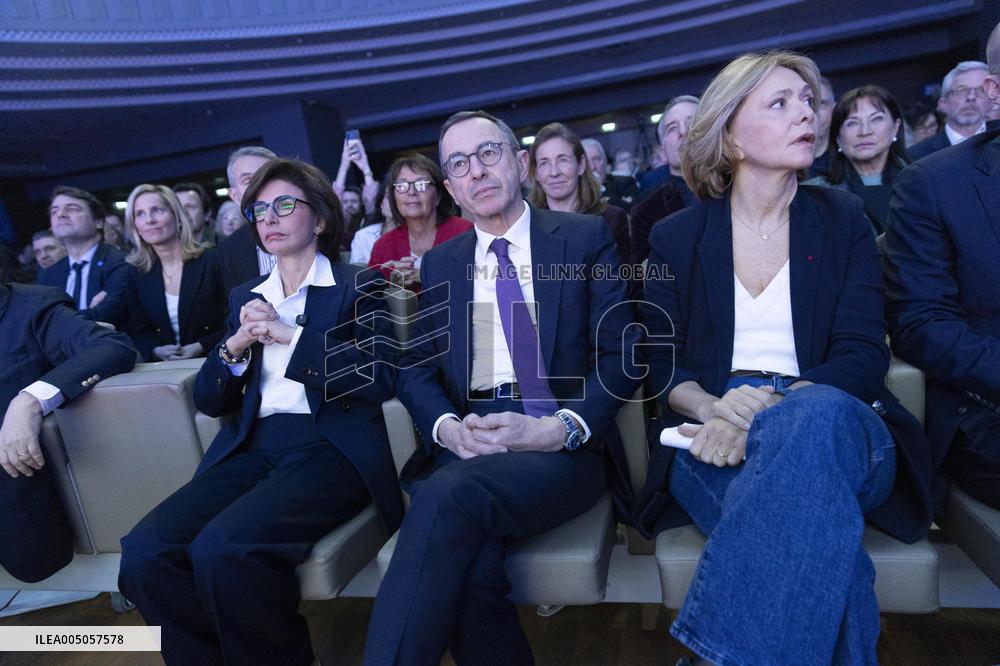 Rachida Dati Campaign Meeting at Mutualite - Paris