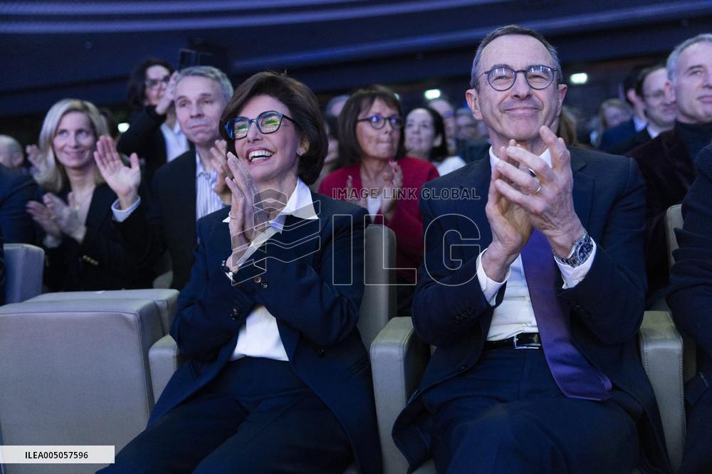 Rachida Dati Campaign Meeting at Mutualite - Paris