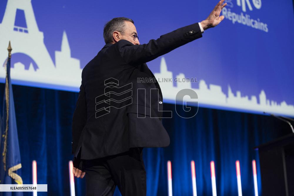 Rachida Dati Campaign Meeting at Mutualite - Paris