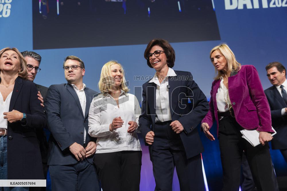 Rachida Dati Campaign Meeting at Mutualite - Paris