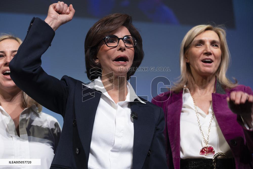 Rachida Dati Campaign Meeting at Mutualite - Paris