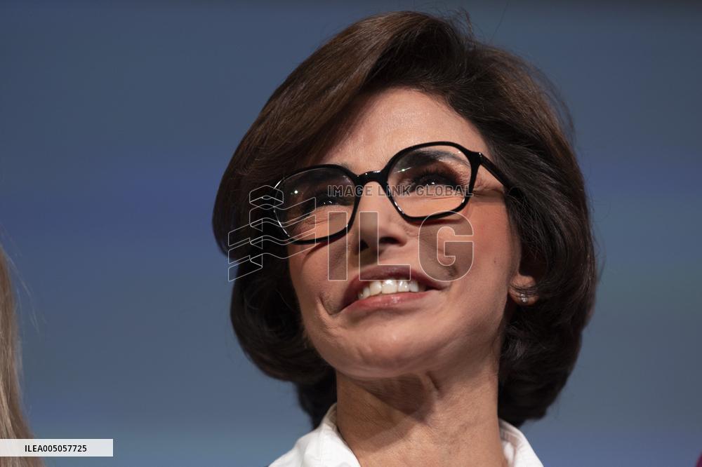 Rachida Dati Campaign Meeting at Mutualite - Paris