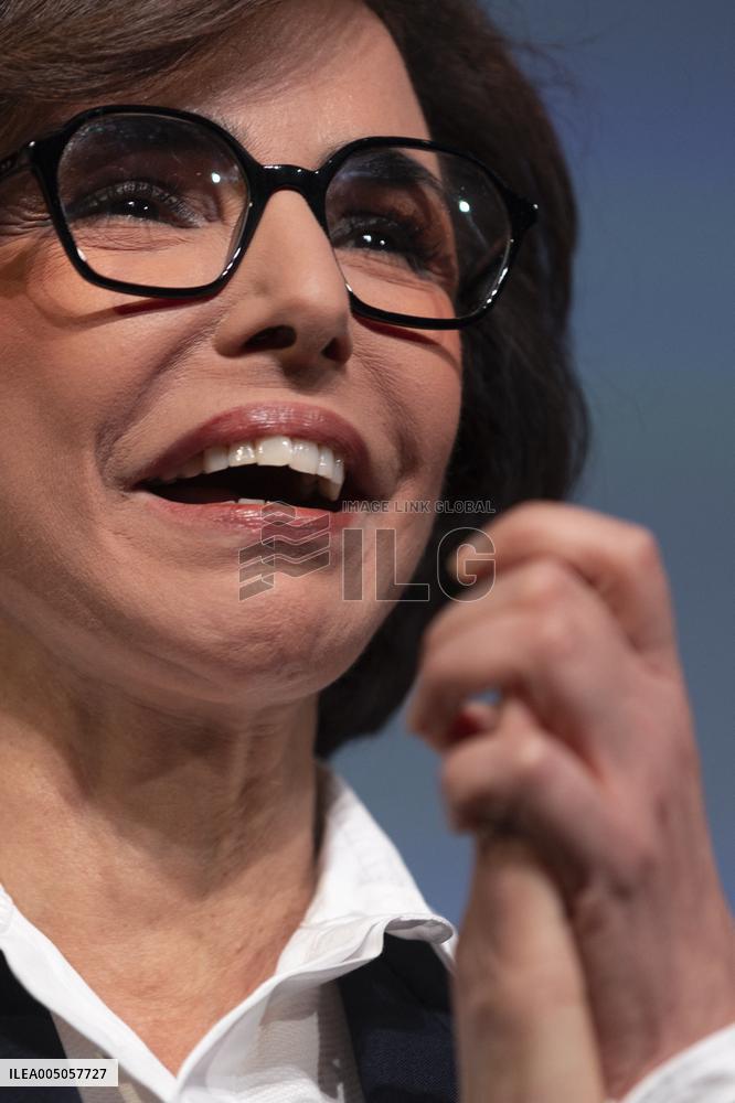 Rachida Dati Campaign Meeting at Mutualite - Paris