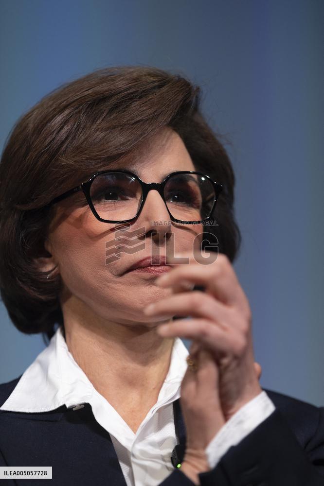 Rachida Dati Campaign Meeting at Mutualite - Paris