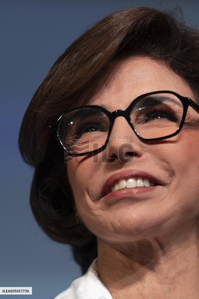 Rachida Dati Campaign Meeting at Mutualite - Paris