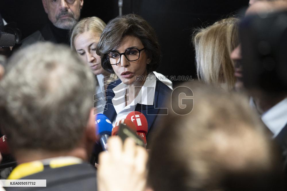 Rachida Dati Campaign Meeting at Mutualite - Paris