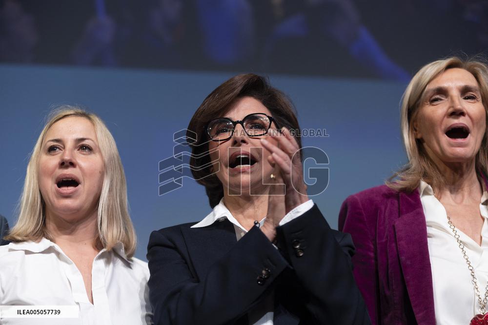 Rachida Dati Campaign Meeting at Mutualite - Paris