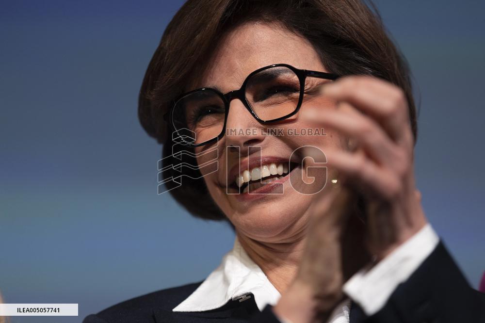 Rachida Dati Campaign Meeting at Mutualite - Paris