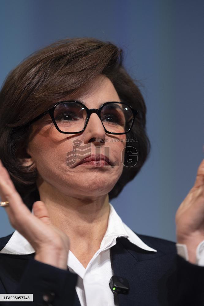 Rachida Dati Campaign Meeting at Mutualite - Paris